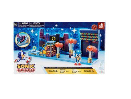 Toys Sonic The Hedgehog 30th Anniversary Studiopolis Zone Playset 6cm