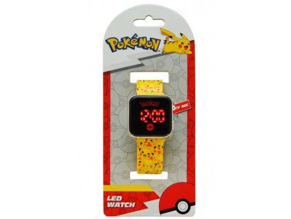 Merch Hodinky Pokémon Led Yellow