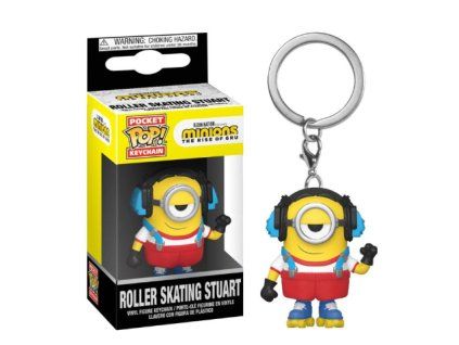 Merch Klíčenka Funko Pocket Pop! Miniions 2 Roller Skating Stuart