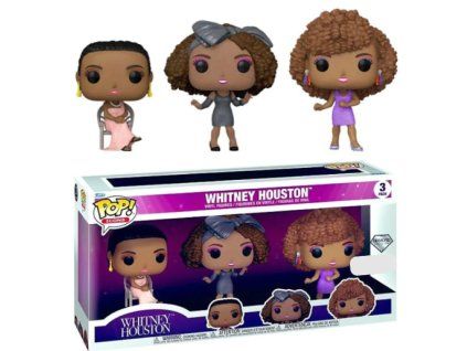 Funko Pop! 3Pack Icons Music Whitney Houston