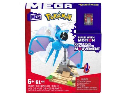 Mega Construx Pokémon Zubats Midnight Flight 11 cm