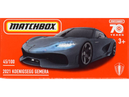 Matchbox 2021 Koenigsegg Gemera Box