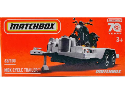 Matchbox MBX Cycle Trailer Black Box