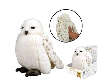 Plyšová hračka Harry Potter Hedvika se zvukem 30cm
