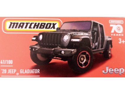 Matchbox 20 Jeep Gladiator Box