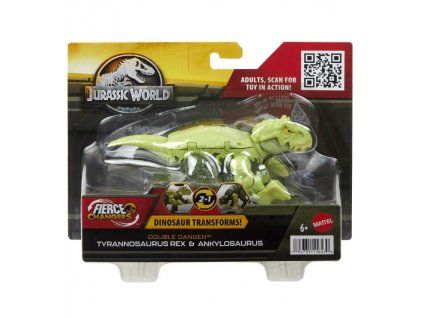 Jurský svět Fierce Changers Tyrannosaurus Rex a Ankylosaurus