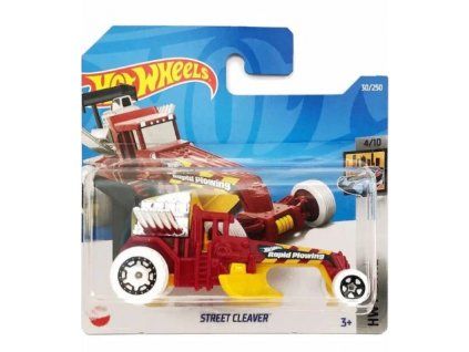 Hot Wheels Street Cleaver červený