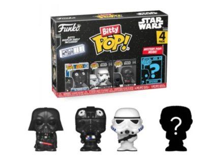 Figurka Funko Bitty Pop! Star Wars Tie Fighter Pilot, Stormtrooper, Darth Vader, Mystery
