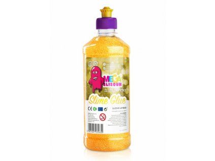 Megaslizoun Lepidlo Žluté třpytky 500ml