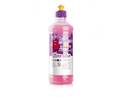Megaslizoun Lepidlo Růžové třpytky 500ml