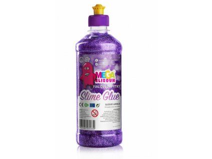 Megaslizoun Lepidlo Fialové třpytky 500ml