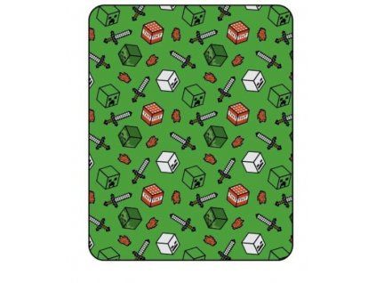 Flísová deka Minecraft Symboly