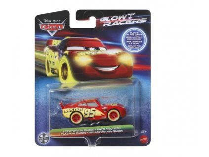 Disney Cars Glow Racers Lightning Mcqueen