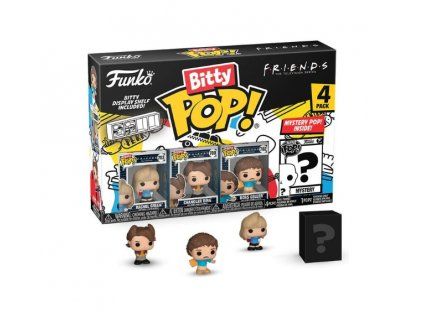 Funko Bitty Pop! Friends Rachel, Chandelr, Ross, Mystery