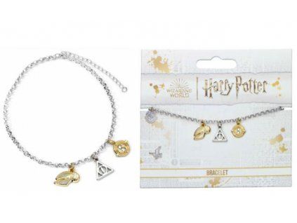 Náramek Harry Potter s 3 přívěsky