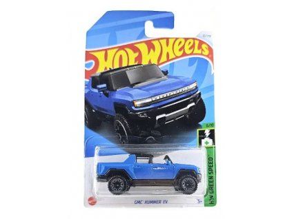 Hot Wheels GMC Hummer EV modrý