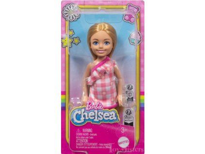 Barbie Chelsea v růžovém oblečku