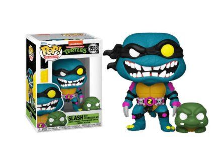 Funko Pop! 1558 Teenage Mutant Ninja Turtles Slash With PreMutated Slash