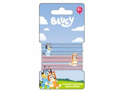 Gumičky do vlasů Bluey 8ks