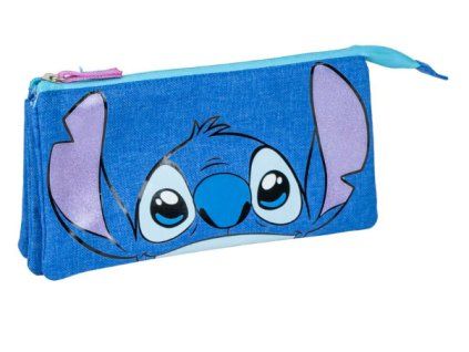 Penál Lilo a Stitch Hlava Stitche trojitý