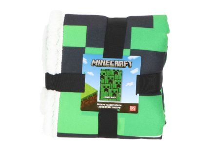 Hřejivá deka Minecraft Creeper