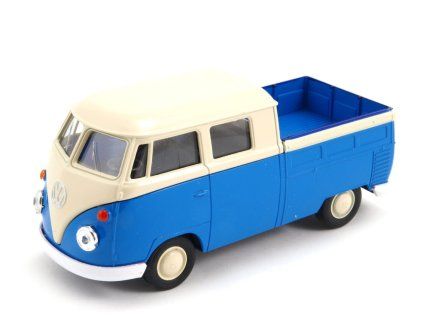 Auto Volkswagen pick up modré