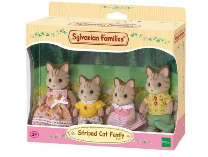 Sylvanian Families Rodina pruhovaných koček