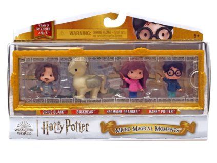 Figurky Harry Potter Micro Magical Moments Sirius Black, Buckbeak, Hermione Granger, Harry