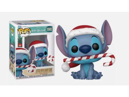Funko Pop! 1502 Disney Lilo and Stitch Holiday Stitch With Candy Cane