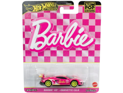 Hot Wheels Premium Pop Culture Barbie Barbie 65 Corvette C8.
