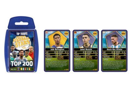 Karetní hra Top Trumps World Football Stars 2024 ver.1