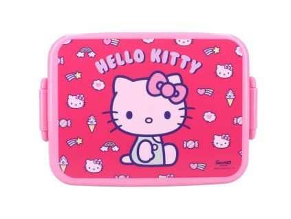 Svačinový box Hello Kitty růžový