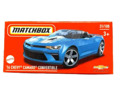 Matchbox 16 Chevy Camaro Convertible Box Nové