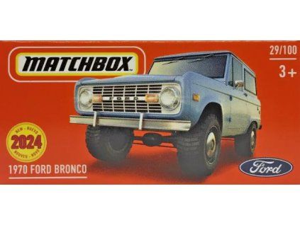 Matchbox 1970 Ford Bronco Box