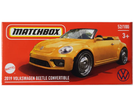 Matchbox 2019 Volkswagen Beetle Convertible zlatý Box
