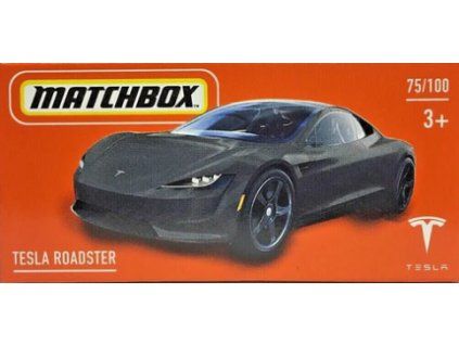 Matchbox Tesla Roadster černá Box