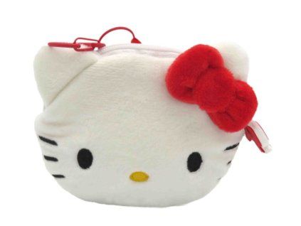 Plyšová peněženka na mince Hello Kitty