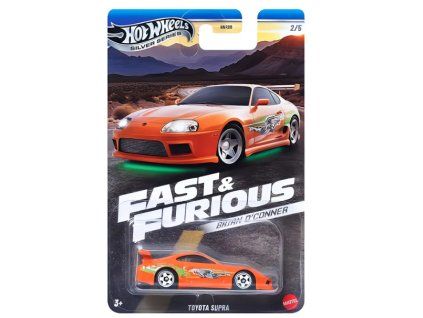 Hot Wheels Silver Series Fast and Furious Brian Oconner Toyota Supra