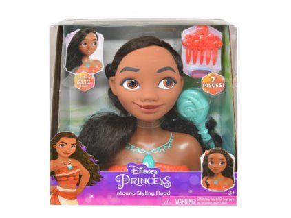 Česací hlava Disney Princess Vaiana Moana 2