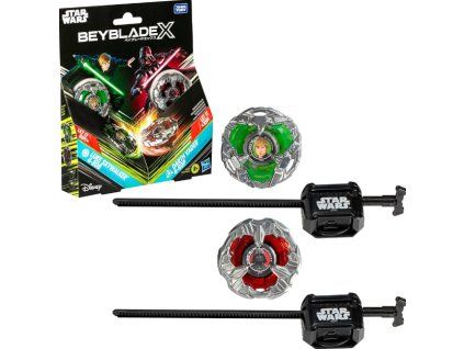 Beyblade X Dual Pack Luke Skywalker 4 80B vs Darth Vader 4 60B