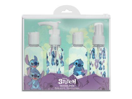 Cestovní sada lahviček Disney Stitch 4ks