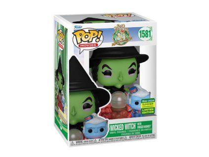 Funko Pop! 1581 The Wizard Of Oz Wicked Witch With Winged Monkey