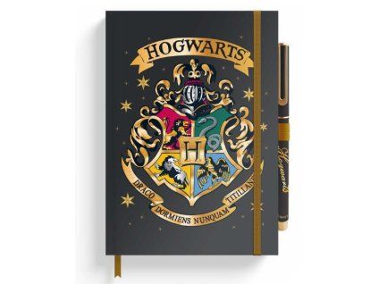 Zápisník Harry Potter Bradavice A5 s propiskou