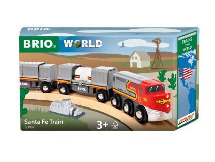 BRIO 36089 Santa Fe Mašinka