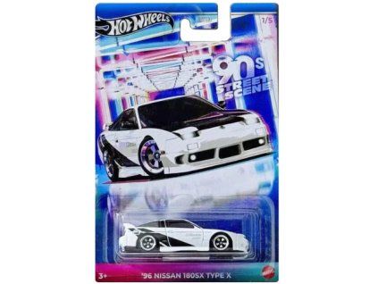 Hot Wheels 90s Street Scene 96 Nissan 180SX Type X