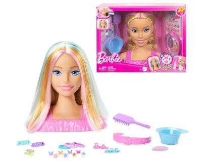 Česací hlava Barbie Deluxe