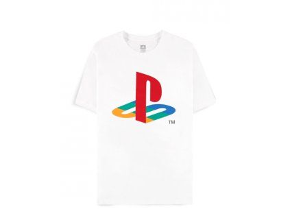 Tričko PlayStation Logo bílé vel.S Nov