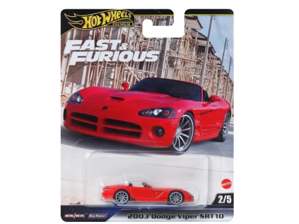 Hot Wheels Premium Fast and Furious 2003 Dodge Viper SRT 10