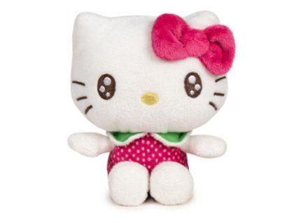 Plyšák Hello Kitty Fruits růžová 12cm