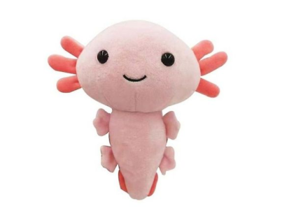 Plyšák Axolotl růžový 20cm